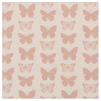 Pastel butterfly pattern fabric