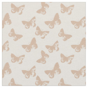 Pastel butterfly pattern fabric