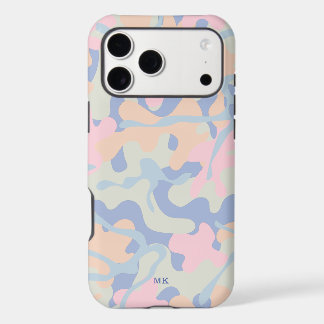 Pastel Camo Pattern Monogrammed