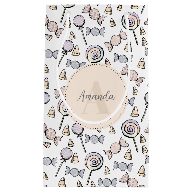 Pastel Candy Pattern Small Gift Bag (Front)