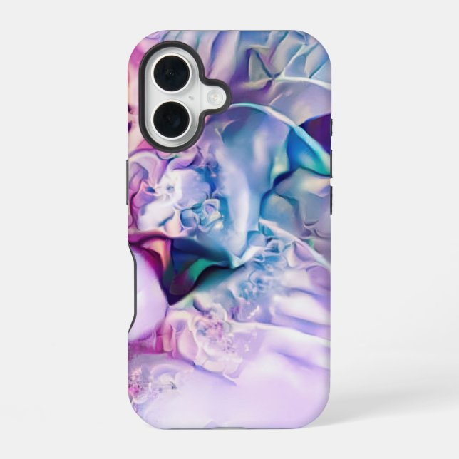 Pastel Cat Dreamscape  iPhone 16 Case (Back)