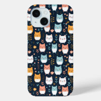Pastel Cats Pattern