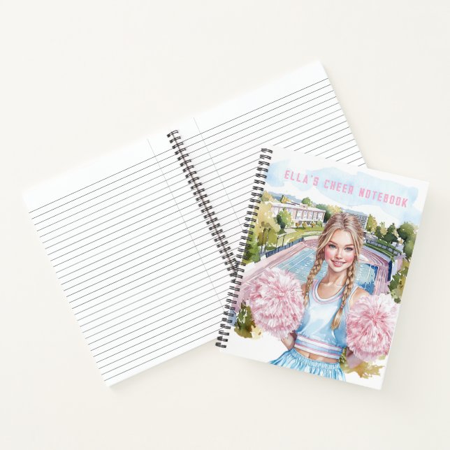 Pastel Cheerleader  Notebook (Inside)