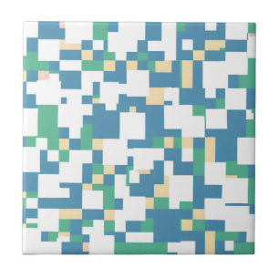 Pastel Chequered Modern Cottagecore Spring Homes Tile