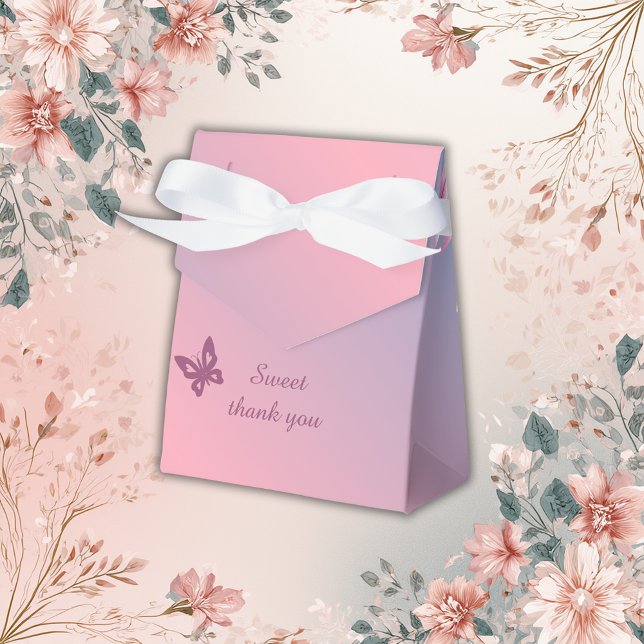 pastel cherry blossom sakura wedding  favour box (Creator Uploaded)