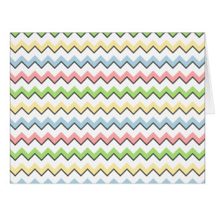 Pastel Chevron-Drop Shadow by Shirley Taylor