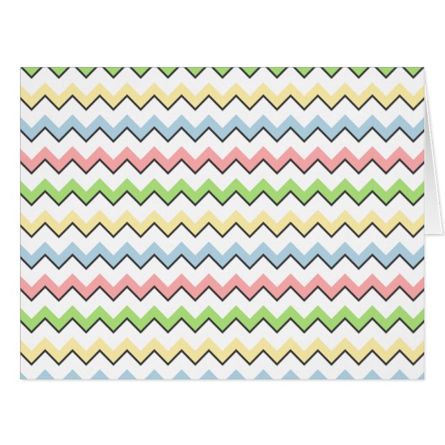 Pastel Chevron-Drop Shadow by Shirley Taylor (Front Horizontal)