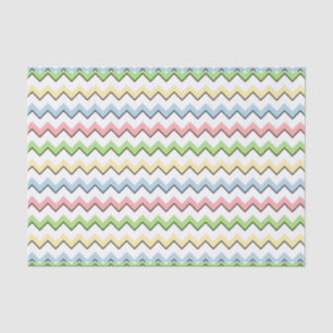 Pastel Chevron-Drop Shadow by Shirley Taylor Tissue Paper