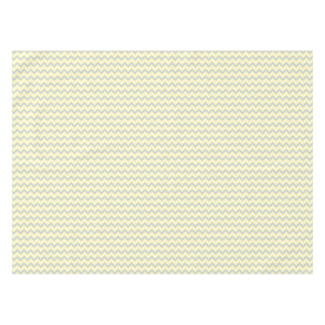 Pastel Chevron Pattern Tablecloth (Front (Horizontal))