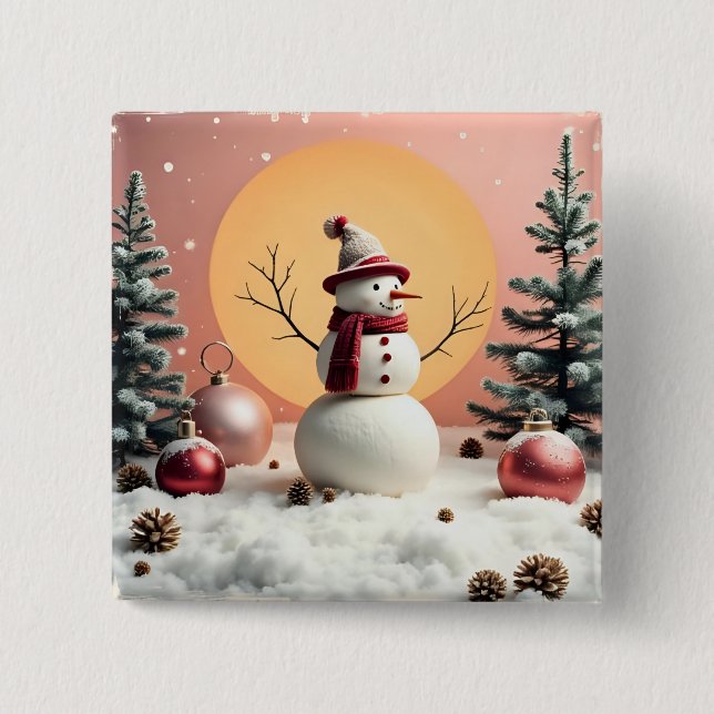 Pastel Christmas - Button (Front)