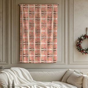 Pastel Christmas Groovy Retro Smile Emoticon Gift Fleece Blanket