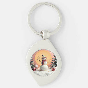 Pastel Christmas - Metal Keychain