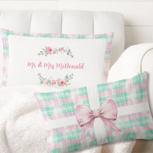 Pastel Christmas Personalised Name Cottage Pink 