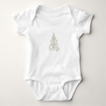 Pastel Christmas Tree Baby Tee T-Shirt