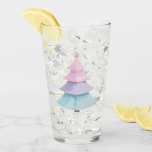 Pastel Christmas Tree Glass
