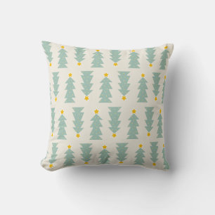 Pastel Christmas Trees Cushion