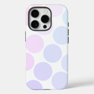 Pastel Circle Pattern Design iPhone 16 Pro Case