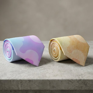 Pastel Cloud Camo Tie