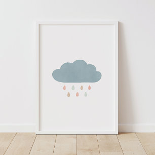 Pastel Cloud Girl Nursery Decor