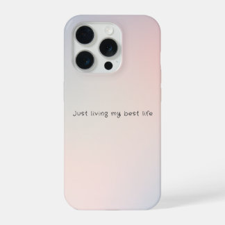 Pastel Cloud “Just Living My Best Life” Case