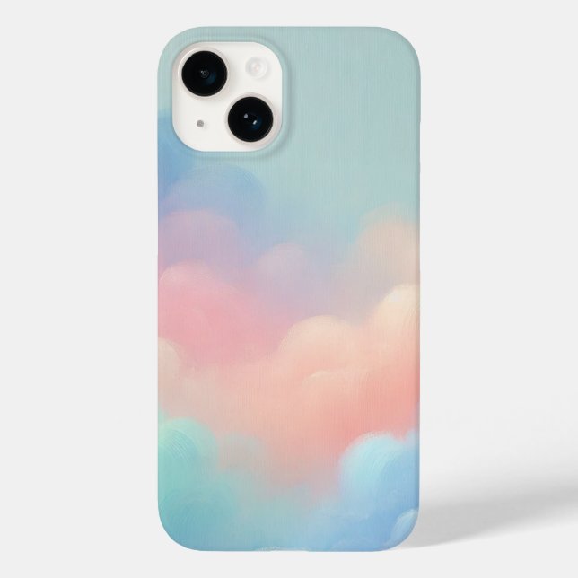 Pastel clouds Case-Mate iPhone case (Back)