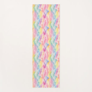 Pastel Clouds in Watercolor Yoga Mat