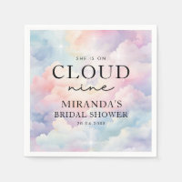 Pastel Clouds She's On Cloud Nine Bridal Shower
