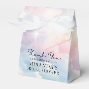 Pastel Clouds Sky Bridal Shower Favour Box