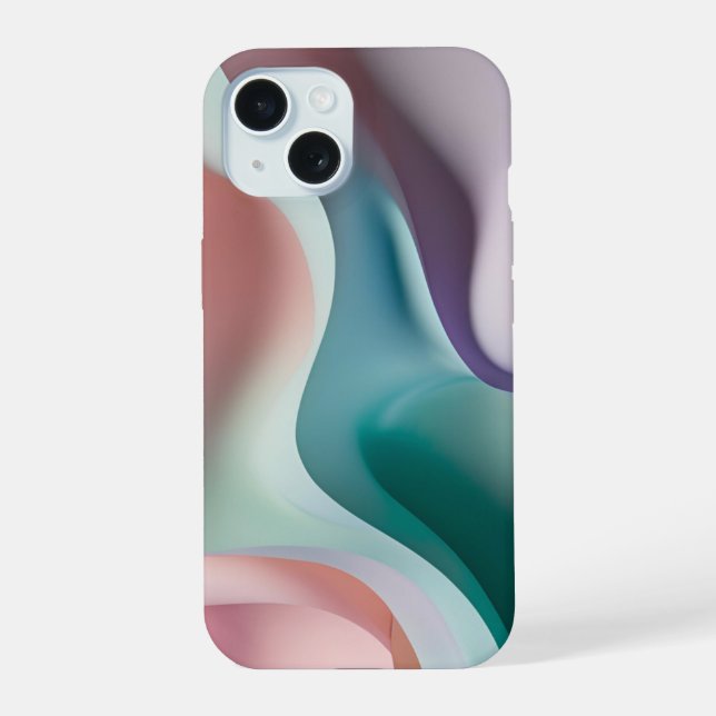 📱 "Pastel Color Design " 🌸🎨 iPhone 15 Case (Back)