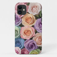 Pastel color roses