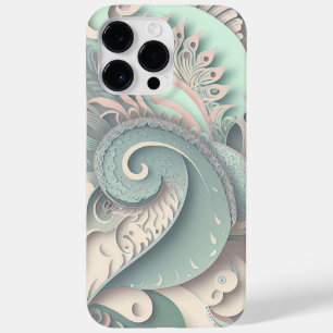 PASTEL COLORED EMBOSSED LOOK ORNAMENTATION Case-Mate iPhone 14 PRO MAX CASE