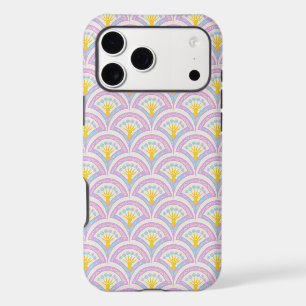 Pastel colored shell pattern