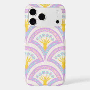 Pastel colored shell pattern