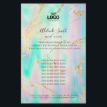 pastel colors flyer<br><div class="desc">makeup artist beauty professional flyer</div>