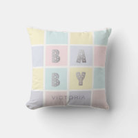 pastel colour block monogram 