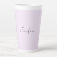 Pastel Colour Calligraphy Elegant Plain Simple Nam