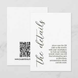 Pastel Colour Floral Wedding Enclosure Card