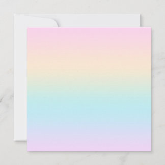 Pastel colour gradient card