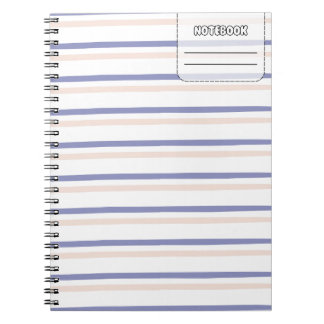 Pastel Colour Line Notebook
