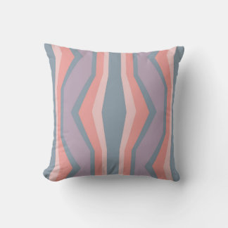 pastel colour lines pattern cushion