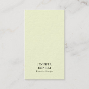 Pastel colour minimalist modern thick luxury trend business card
