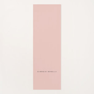 Pastel Colour Minimalist Personal Modern Own Name Yoga Mat