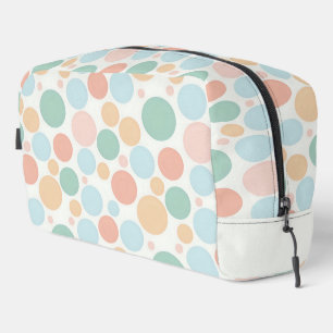 Pastel Colour Polka Dots Dopp Kit