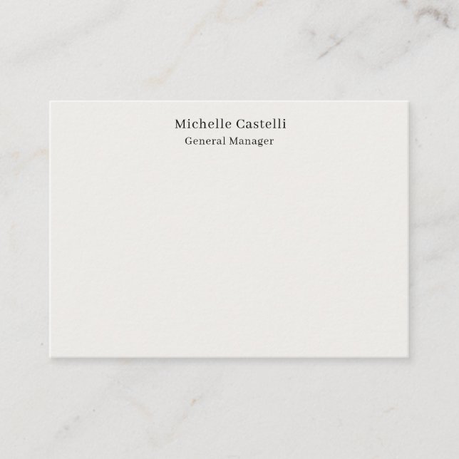 Pastel Colour Professional Unique Classical Simple Enclosure Card (Front)