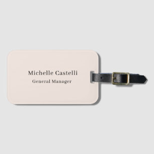 Pastel Colour Professional Unique Classical Simple Luggage Tag