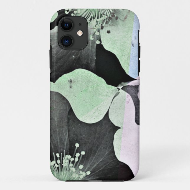 Pastel colour romantic flower nature pattern art Case-Mate iPhone case (Back)