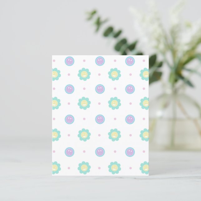 Pastel Colour Scrapbook Paper - Baby Shower Paper (Standing Front)