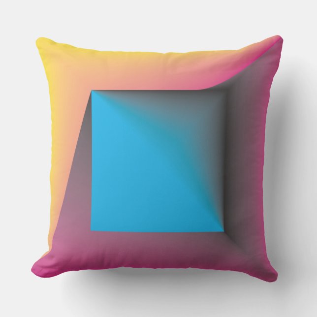 pastel colour square game cushion (Front)