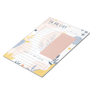 Pastel Colour To-Do List Notepad