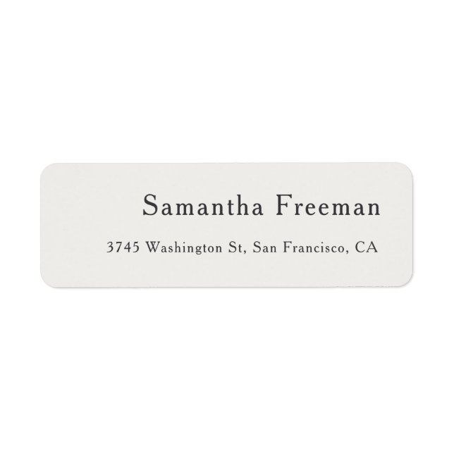 Pastel Colour Traditional Clean Plain Minimalist (Front)